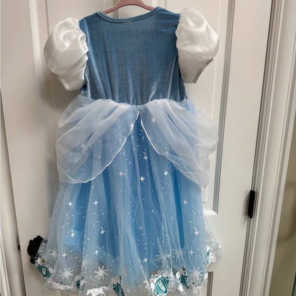 NWOT CUSTOM MADE Disney Cinderella Toddler Girl 6 Princess Dress Up Dress Gloves